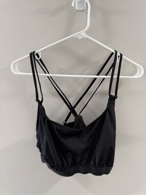Kona Sol Black Strappy Bikini Top